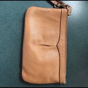 Rooney and Bourke leather wristlet